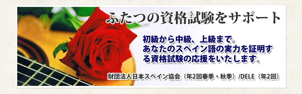 スペイン語資格試験 初級 中級 DELE